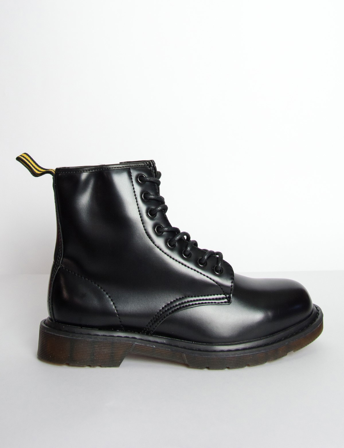 Ανδρικά μαύρα αρβυλάκια δερματίνη κρεπ σόλα GR8830A φωτογραφία